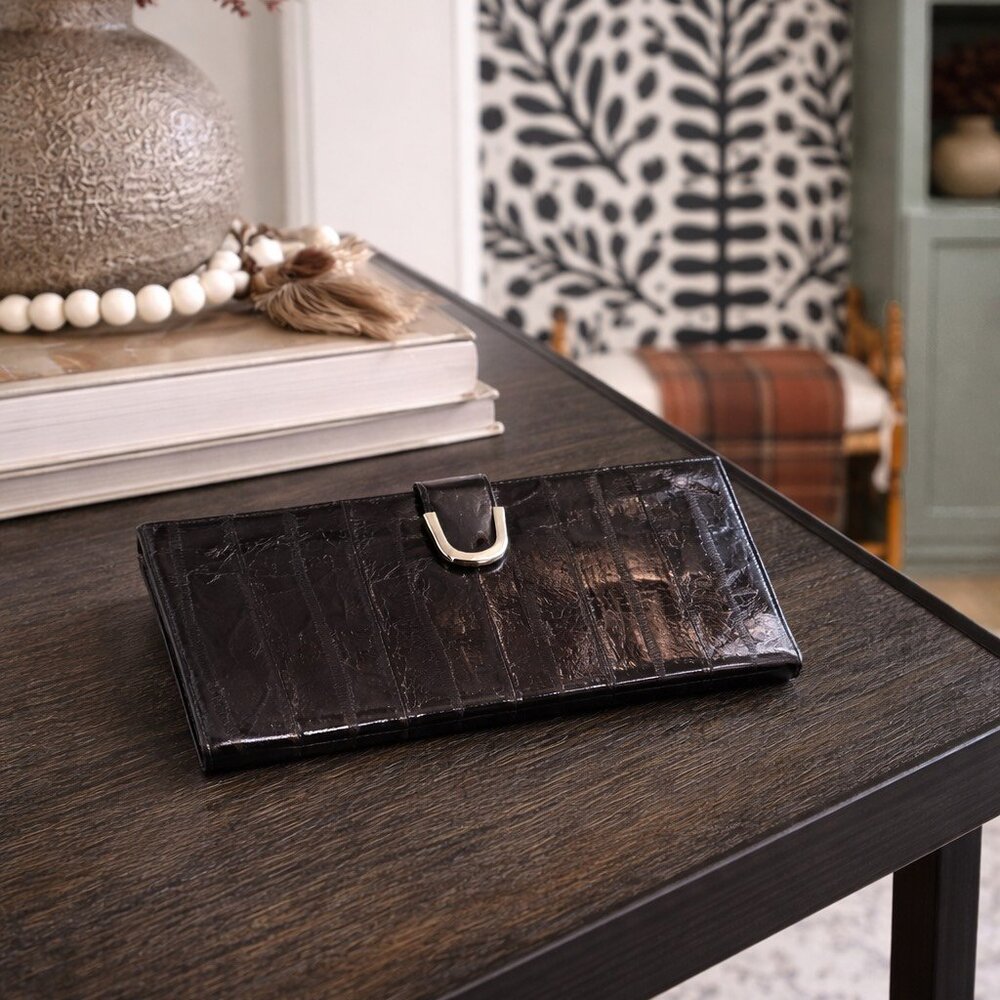 Genuine Eel Skin Wallet